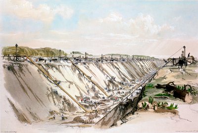 Tring cutting, chemin de fer de Londres et Birmingham, 17 juin 1837, 1839 - John Cooke Bourne