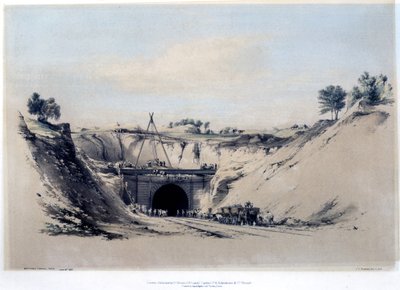 Tunnel de Watford, Hertfordshire, 6 juin 1837 - John Cooke Bourne