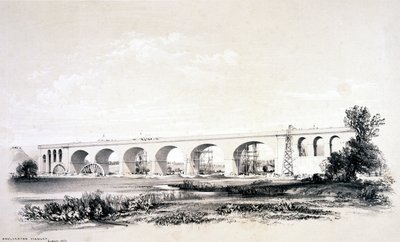 Viaduc de Wolverton, août 1837 - John Cooke Bourne