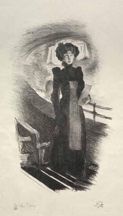 La Vendeuse de programmes - John Copley