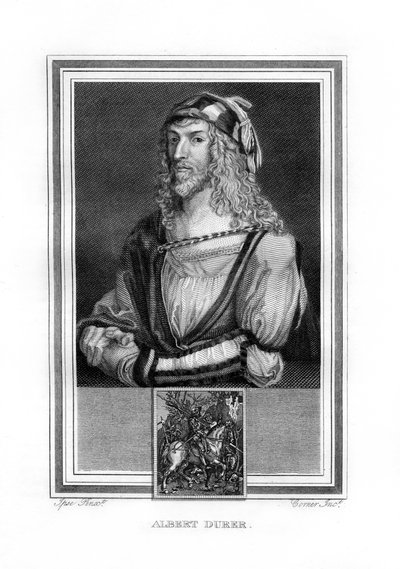 Albert Durer, peintre et graveur de la Renaissance du Nord allemand, 1825 - John Corner