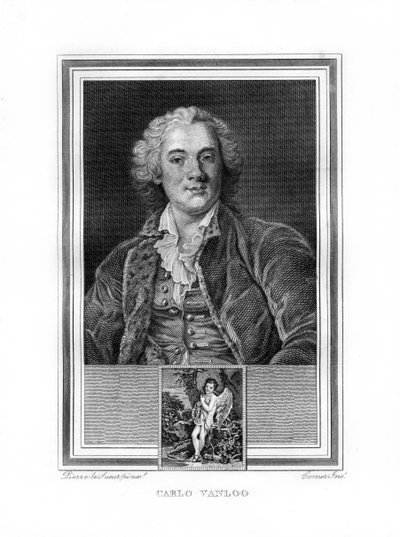 Carle ou Charles-André van Loo, peintre français, 1825 - John Corner