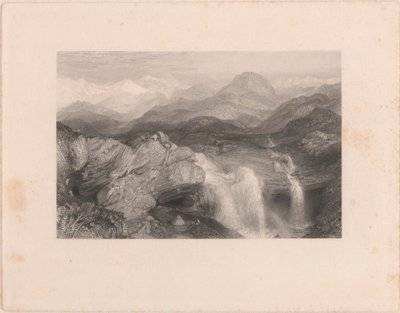 Chutes près de la source de Jumna - John Cousen