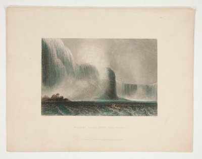 Chutes du Niagara depuis le Ferry, illustration pour Nathaniel Parker Willis - John Cousen