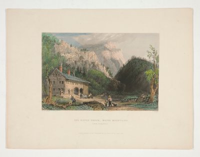 La maison Notch, Montagnes Blanches, New Hampshire, illustration pour Nathaniel Parker Willis - John Cousen
