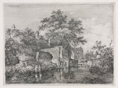 Façade des nouveaux moulins - John Crome