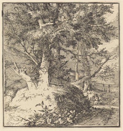 Arbre sur un monticule - John Crome