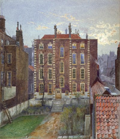 Maison sur Austin Friars Street, City of London, 1881 - John Crowther