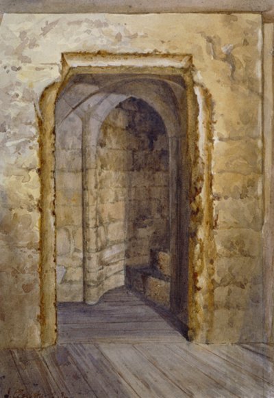 Intérieur de la Tour Sanglante dans la Tour de Londres, 1884 - John Crowther