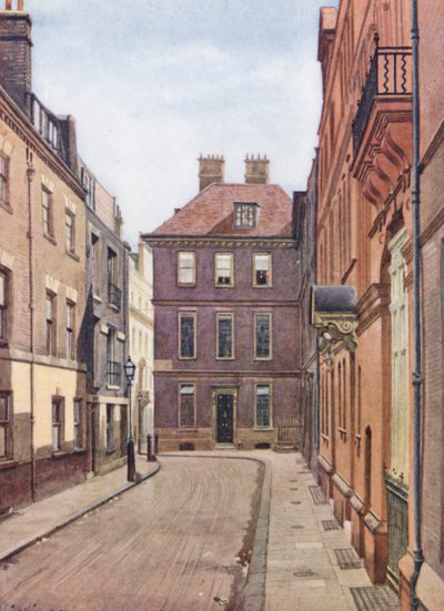 Londres perdu : Maison du juge Jeffreys, rue Delahay, Westminster - John Crowther