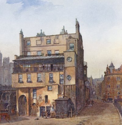 Londres perdu : Maison de Sir William Congreve, Extrémité sud de Cecil Street, Strand - John Crowther