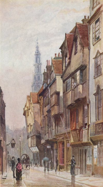 Londres perdu : Wych Street, vue vers l