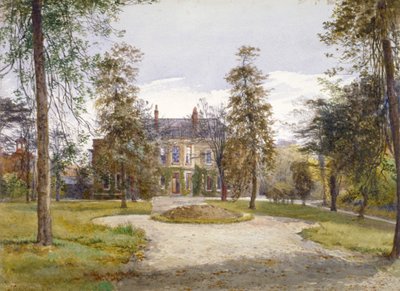Vue de Stockwell Park House depuis le jardin, Lambeth, Londres - John Crowther