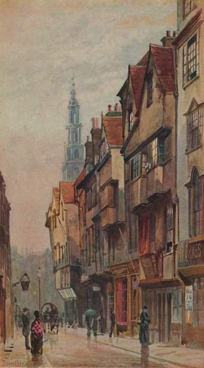Vue de Wych Street, Westminster, regardant vers l