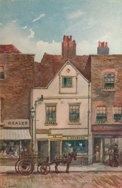 Vue du n° 72 Cheyne Walk, Chelsea, Londres, 1883 - John Crowther