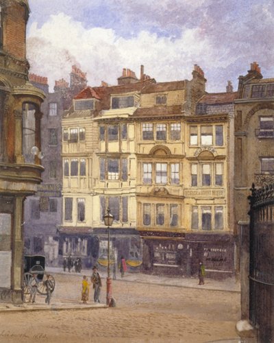Vue des nos 164-165 Strand, Westminster, Londres, 1880 - John Crowther