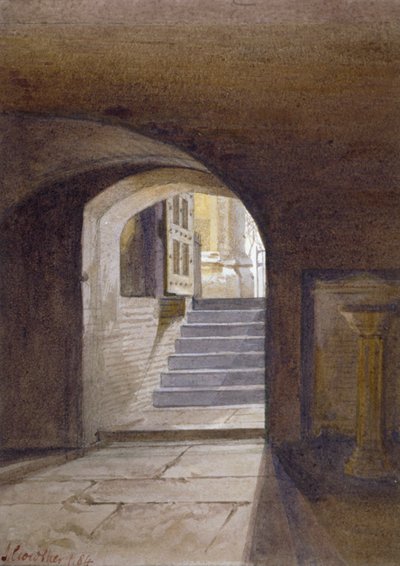 Vue de la chapelle de Saint-Pierre-aux-Liens dans la Tour de Londres, 1884 - John Crowther