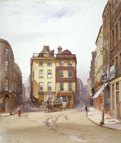 Wych Street et Holywell Street, Westminster, Londres, 1881 - John Crowther