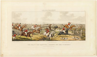 Les dix premières minutes, planche deux de The Leicestershire Hunt - John Dean Paul