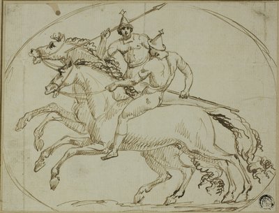 Deux guerriers à cheval - John Deare