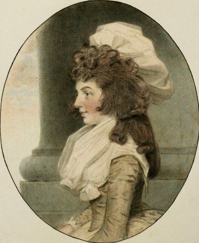 Portrait de Sarah Whitmore, assise près d