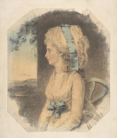 Mlle Mary Cruikshank, seule sœur de James Cruikshank, 1781 - John Downman