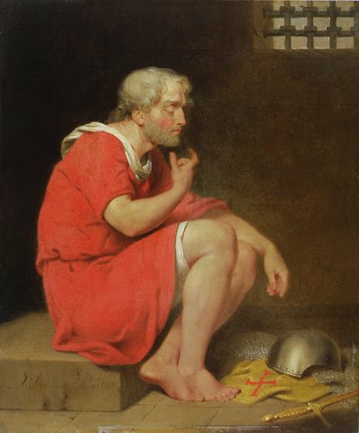 Robert (c.1054-1134) Duc de Normandie en prison - John Downman
