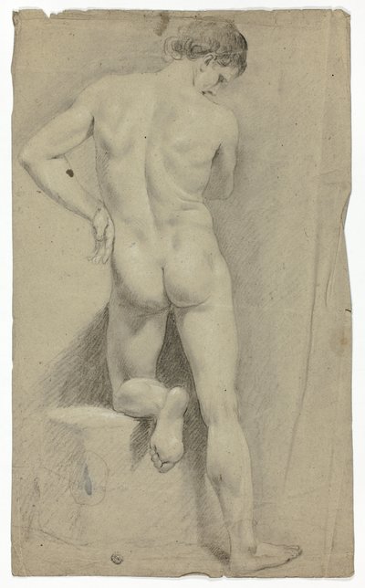 Nu debout de dos - John Downman