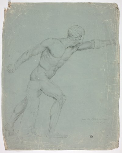 Le Gladiateur Borghèse de la statue à Rome - John Downman