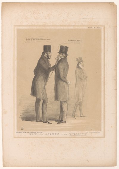 Caricature avec Lord Bentinck et Smith O
