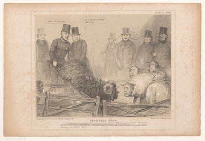 Caricature de Lord Brougham en bélier noir - John Doyle