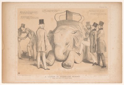 Caricature sur la nomination de Henry Hardinge comme gouverneur de l