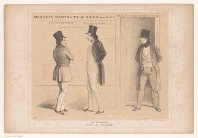 Devant le bureau de Robert Peel - John Doyle