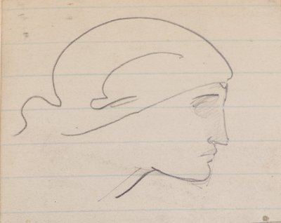 Sans titre [Profil féminin] - John Duncan