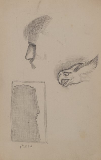 Sans titre [Croquis au crayon] - John Duncan