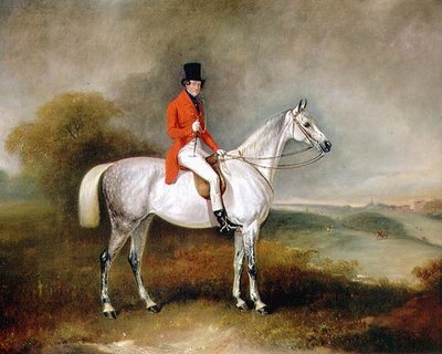 Charles Neil Hogg sur son chasseur 