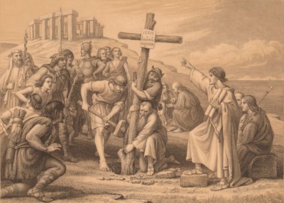 La première prédication du christianisme en Grande-Bretagne - John Easton