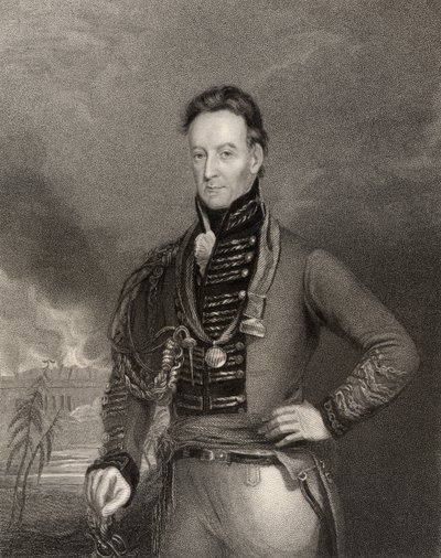 Sir Charles Shipley, Gouverneur de la Grenade, gravé par H. Cook, de 