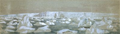 Partie de la barrière polaire sud, 2 février 1841 - John Edward Davis