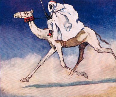 Monter un chameau, illustration de 