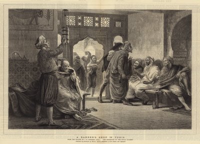 Un salon de coiffure à Tunis - John Evan Hodgson