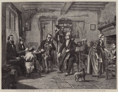 Notre société philharmonique à sa première répétition - John Evan Hodgson
