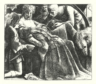Un Rêve de Belles Femmes (gravure) - John Everett (after) Millais