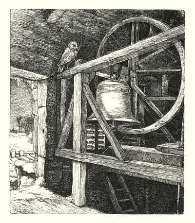 La Mort de la Vieille Année (gravure) - John Everett (after) Millais