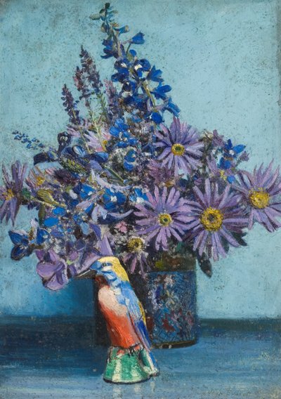 Un schéma en bleu - John Everett