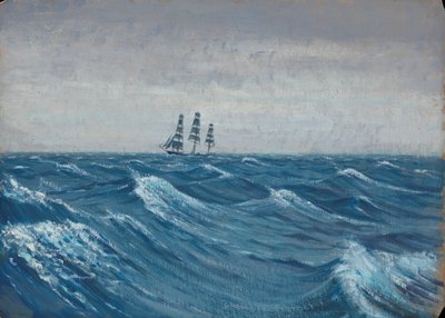 Un voilier, fin 19e siècle - milieu 20e siècle - John Everett