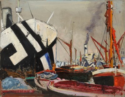 Docks de Londres, fin 19e - milieu 20e siècle - John Everett