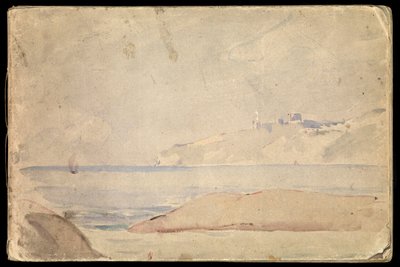 Paysage marin, carnet de croquis - John Everett