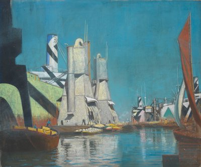 Les docks à grains pendant la Première Guerre mondiale - John Everett