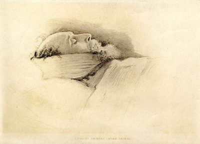 Dickens, le jour après sa mort, 1870 - John Everett Millais